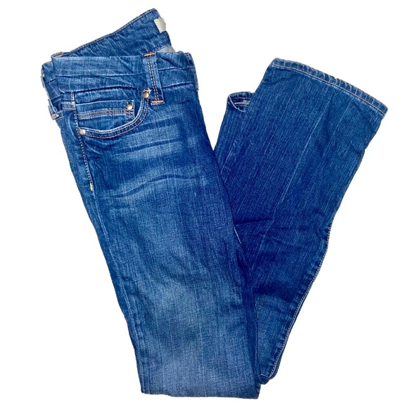 Gap Dark Wash Straight Leg Boot Cut Jeans - Picture 3 of 12